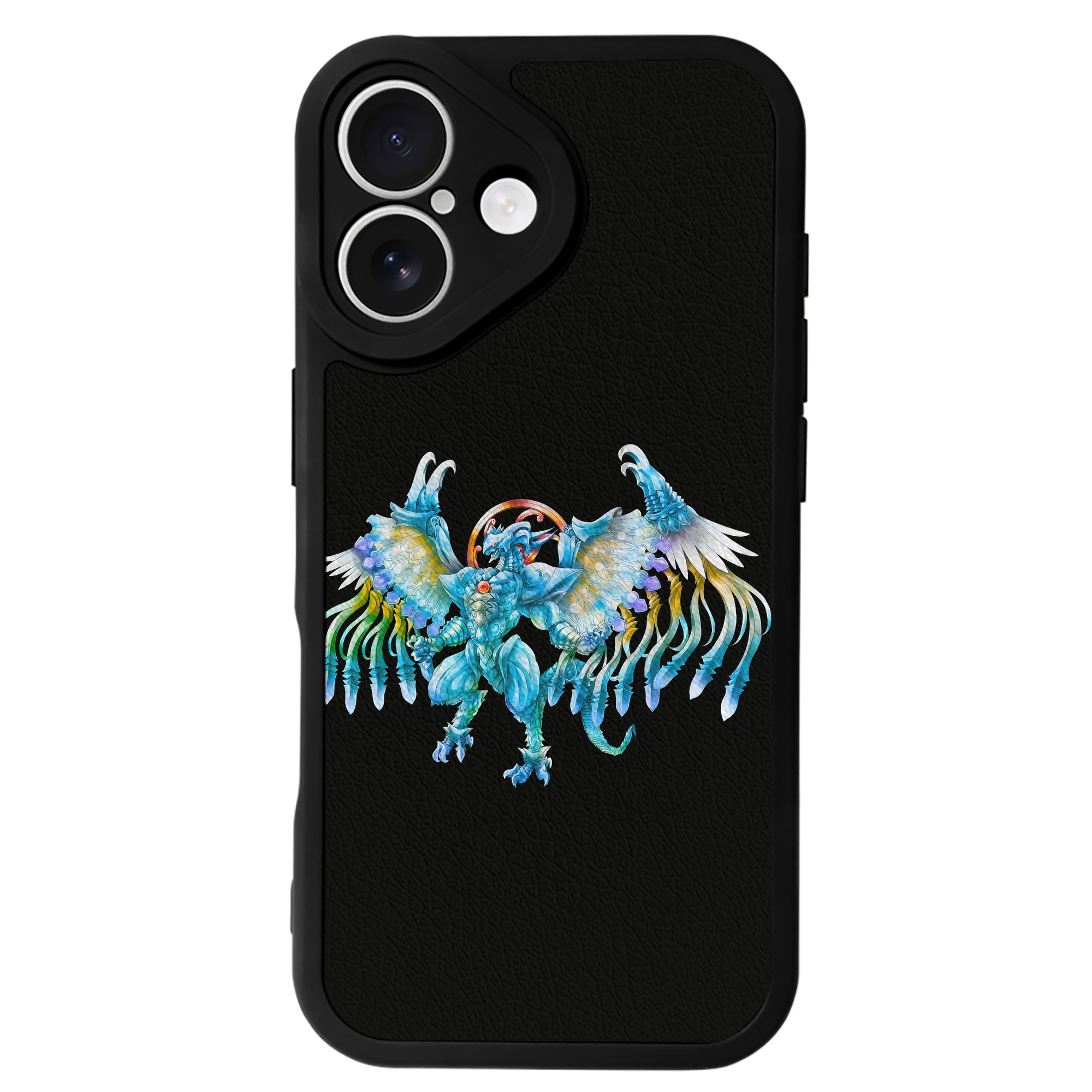 （画像用） 遊☆戯☆王 Yu-Gi-Oh! 【iPhone 16シリーズ対応】シリコンスマホケース（レザー調） 材質：シリコン